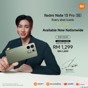 全新Redmi Note 13 Pro 5G橄榄绿色上市