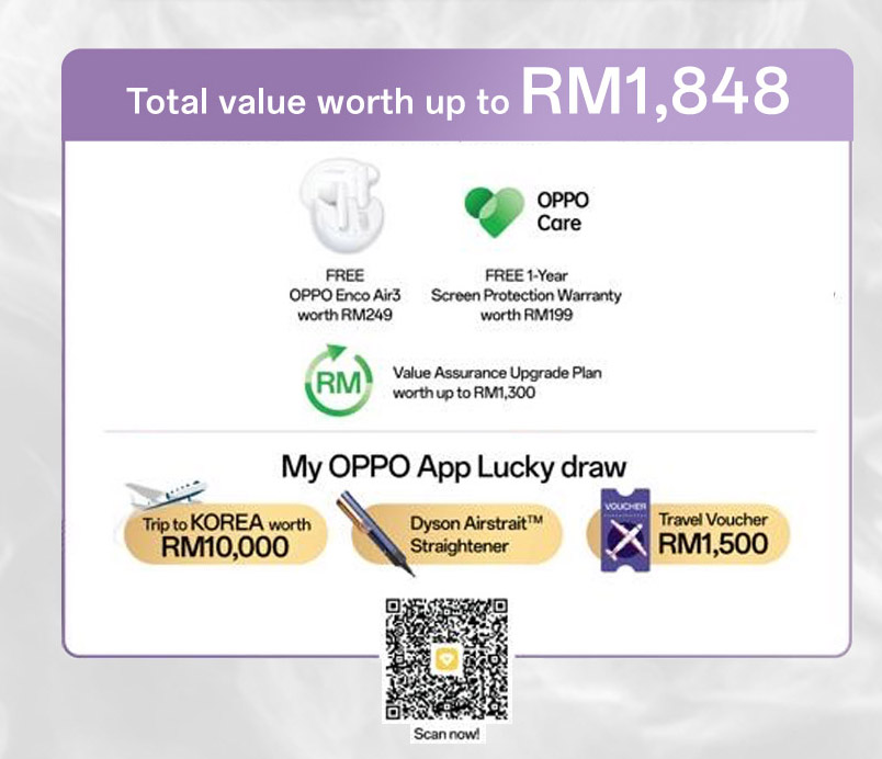 大马OPPO Reno12系列发布，售价RM2199起！ 15