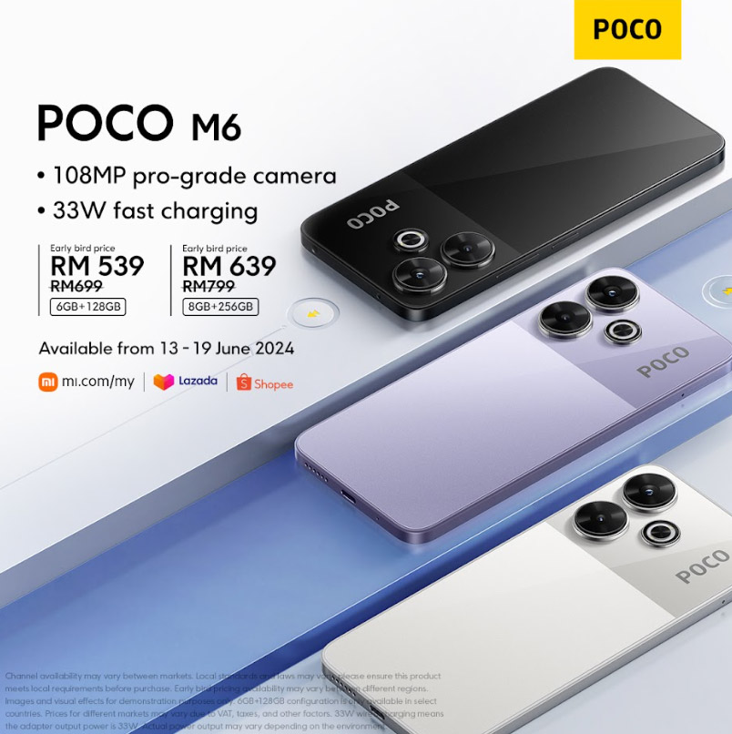 大马POCO M6发布