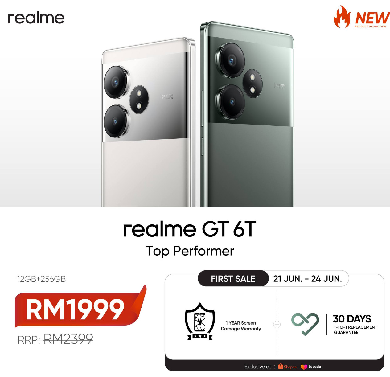 大马realme GT 6系列发布：首销价RM1999起！ 3