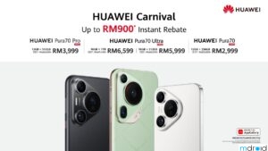 HUAWEI嘉年华: Pura 70系列折扣高达RM900 11