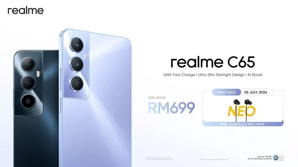 大马realme C65发布：8+256GB售RM699！ 7