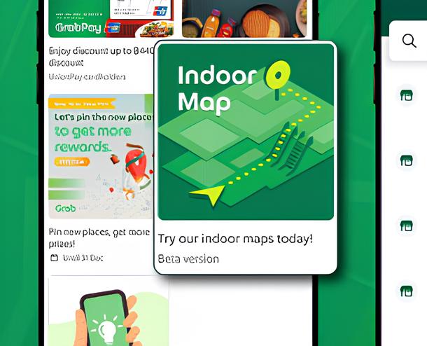 Grab推出室内导航功能