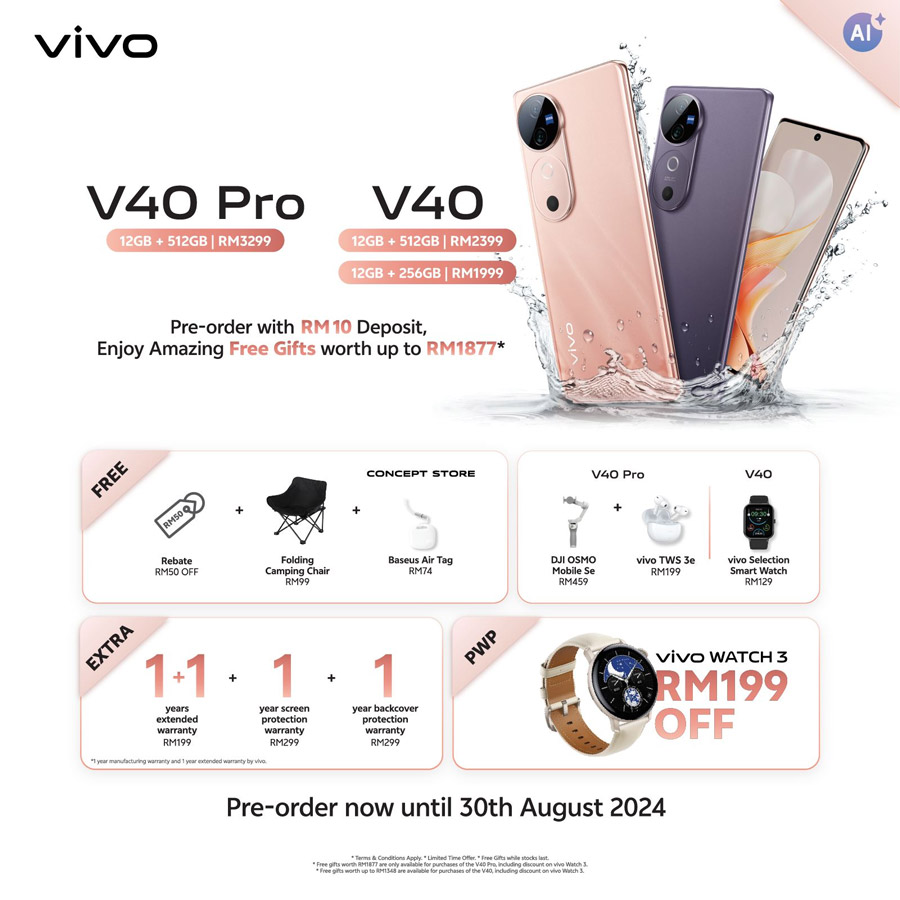 大马vivo V40系列发布：售价RM1999起！ 10