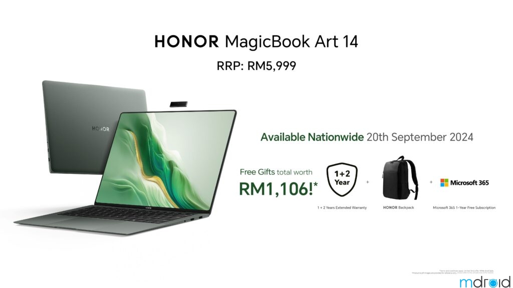 HONOR MagicBook Art 14 全马开卖