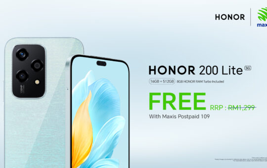 签购Maxis Postpaid 109配套 HONOR 200 Lite免费送