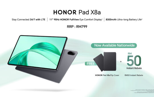 HONOR Pad X8a LTE 及儿童版上市 售价RM699起