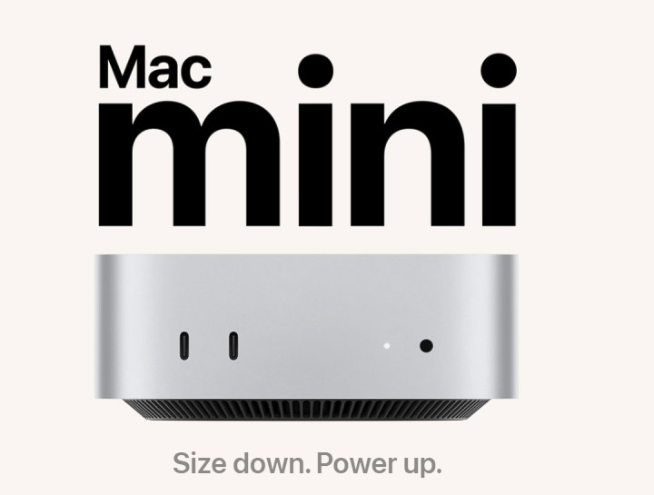 Mac mini M4版发布