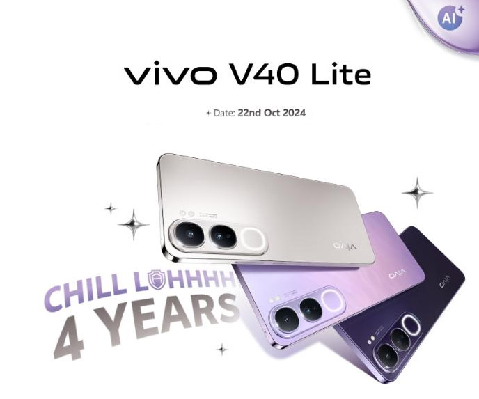 大马vivo V40 Lite将于10月22日发布！ 1