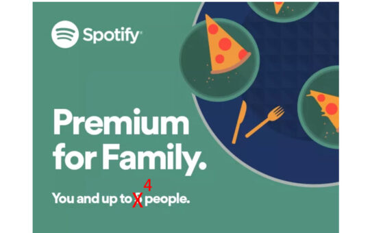 大马Spotify Family共享账号缩减至4个