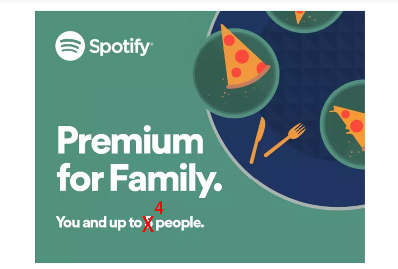 大马Spotify Family共享账号缩减至4个