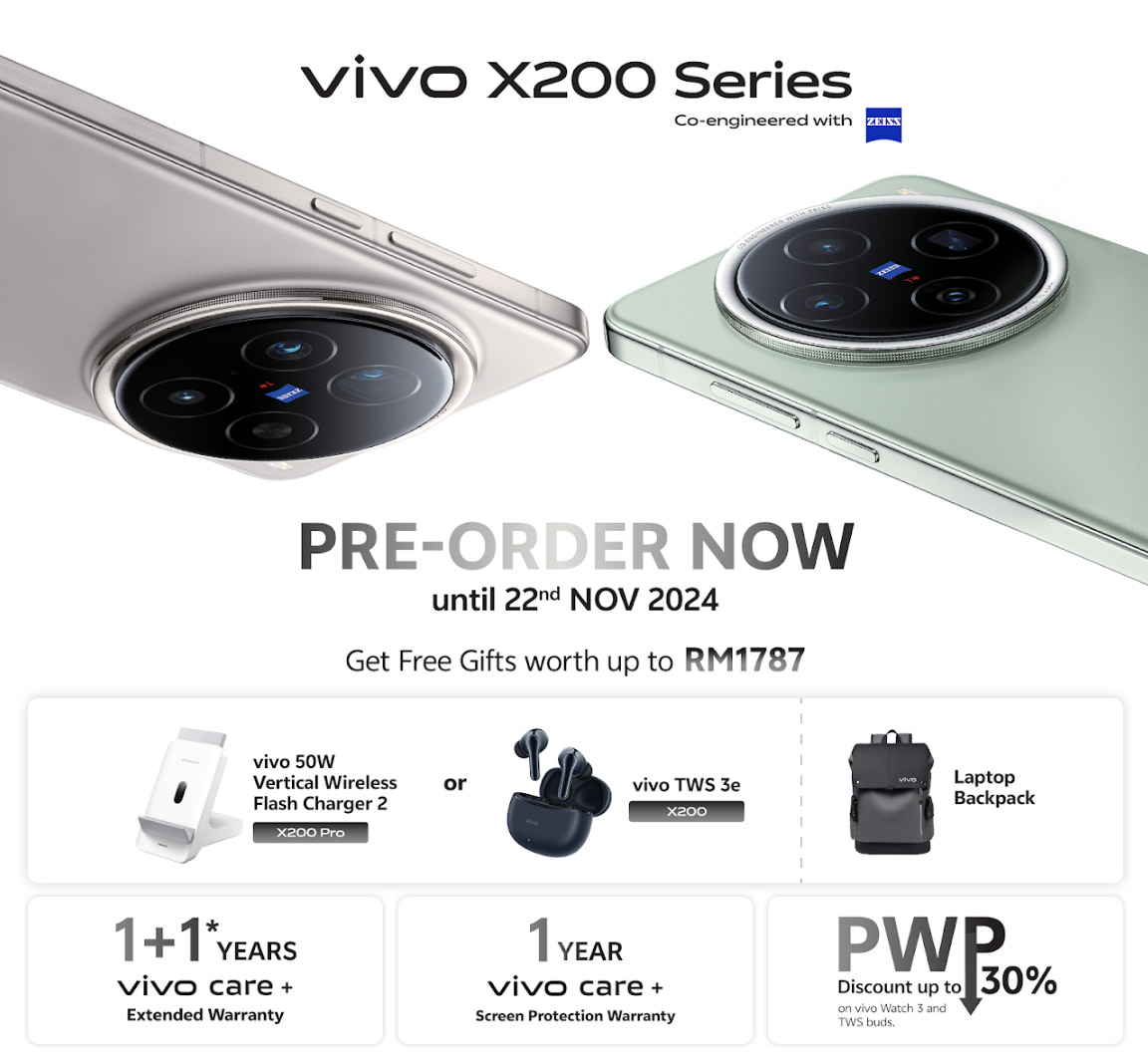 大马vivo X200系列发布：售价RM3599起！ 2