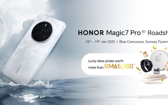 HONOR Magic7 Pro双威金字塔购物中心路演，总值RM65,000幸运抽奖礼品等你来赢取！