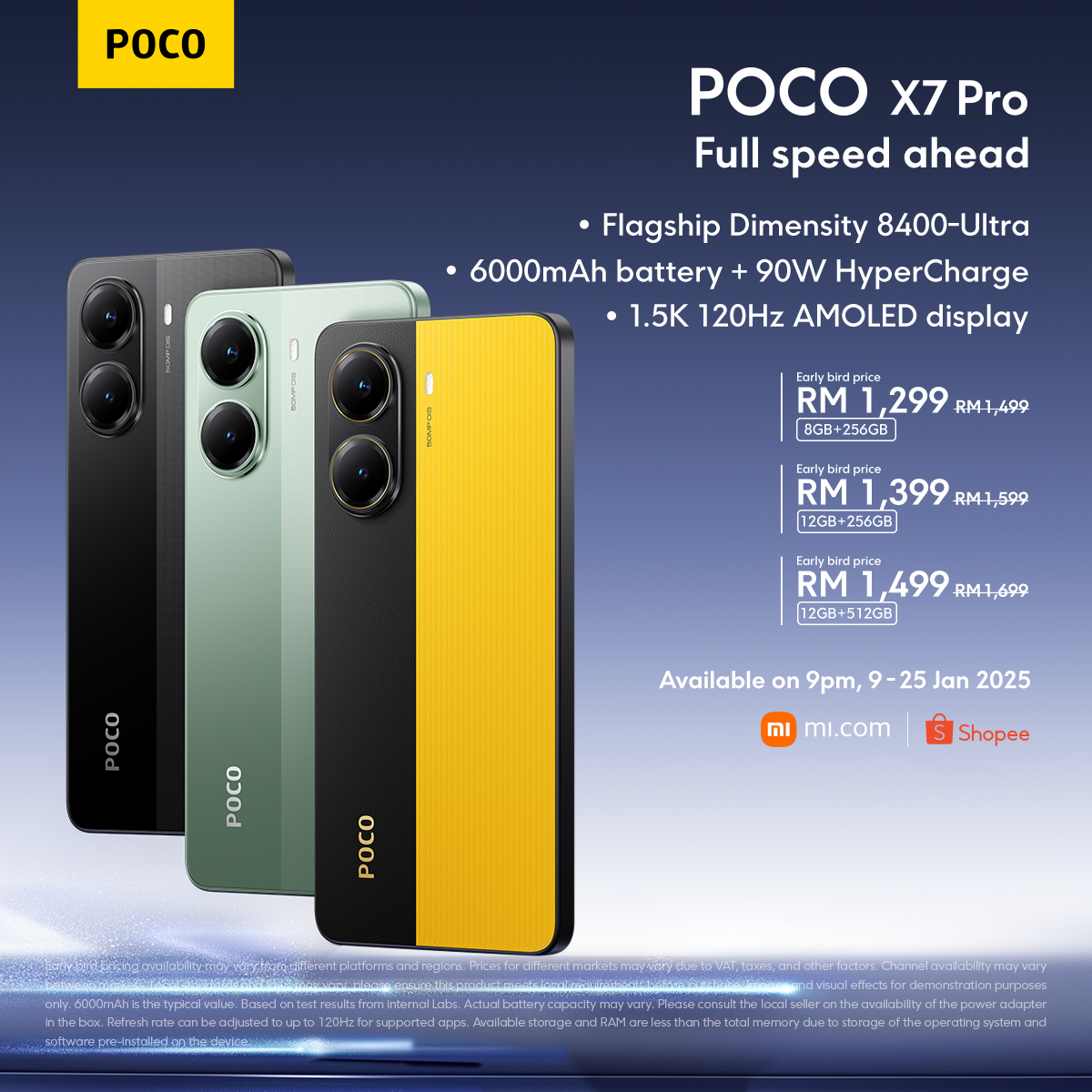 大马POCO X7系列发布 售价RM999起！ 3