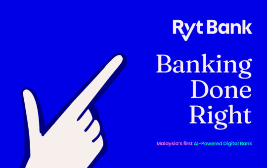 Ryt Bank成为马来西亚首家AI驱动电子银行