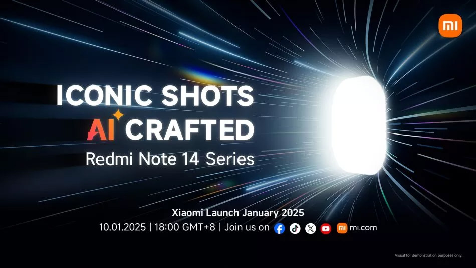 大马Redmi Note 14系列将于1月10日发布！