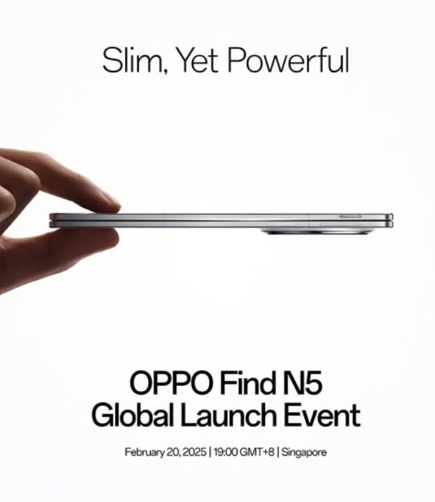 OPPO Find N5将于2月20日全球首发！ 1