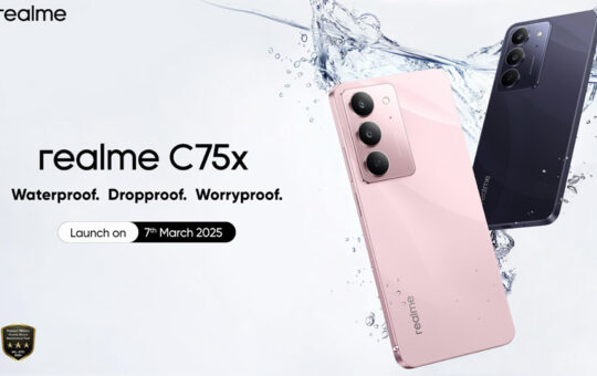 大马realme C75x将于3月7日发布