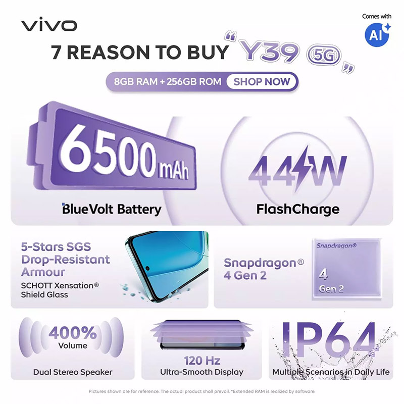 大马vivo Y39发布