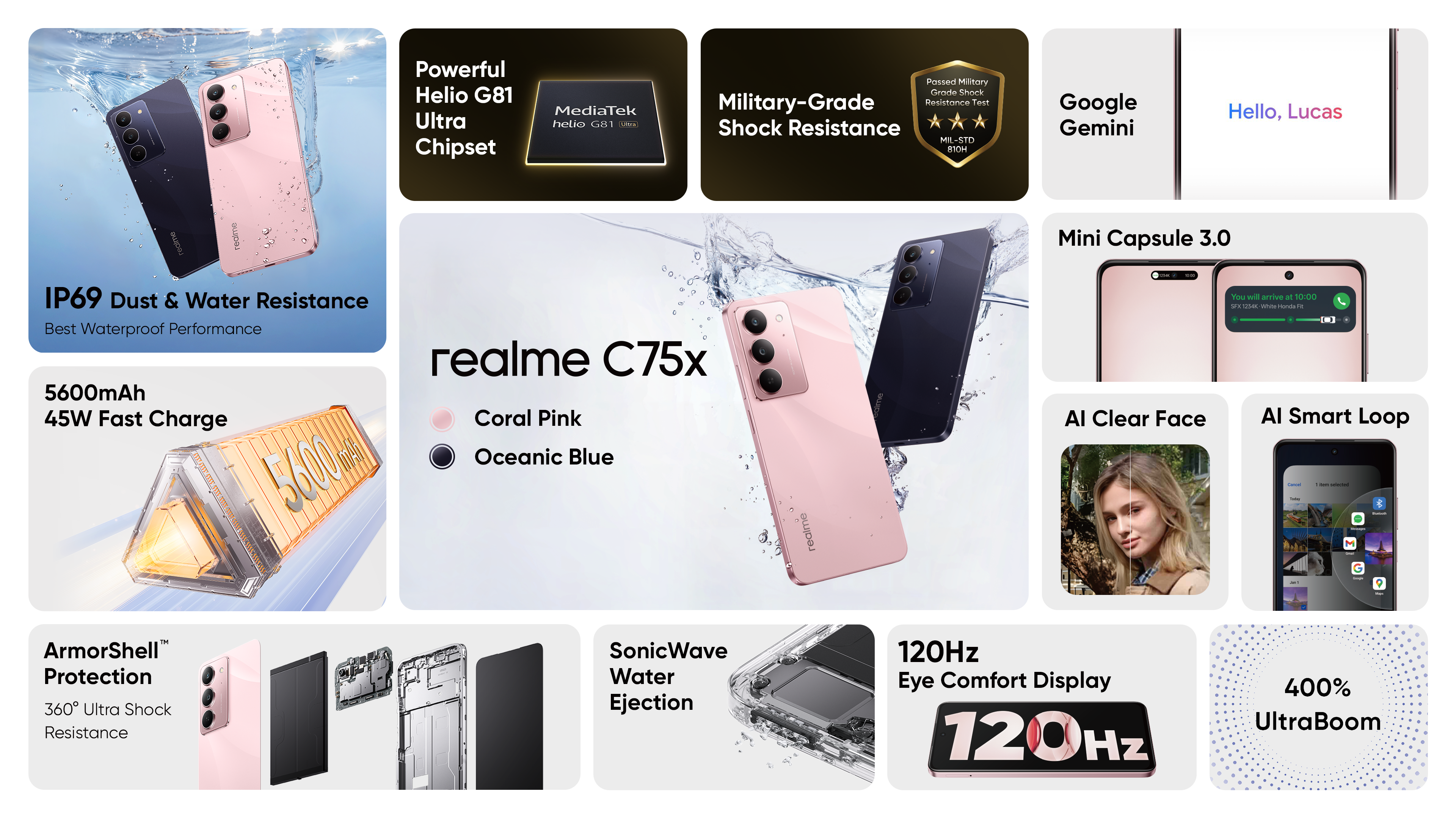 realme C75x：最耐用的入门级手机 售价RM599 1