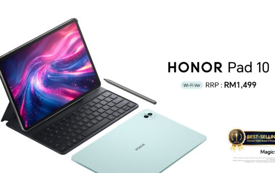 HONOR Pad 10 5月30日全马开售，附赠配件总值RM1,097
