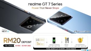 realme GT7系列马来西亚开启预售：RM20订金送RM1,097礼包