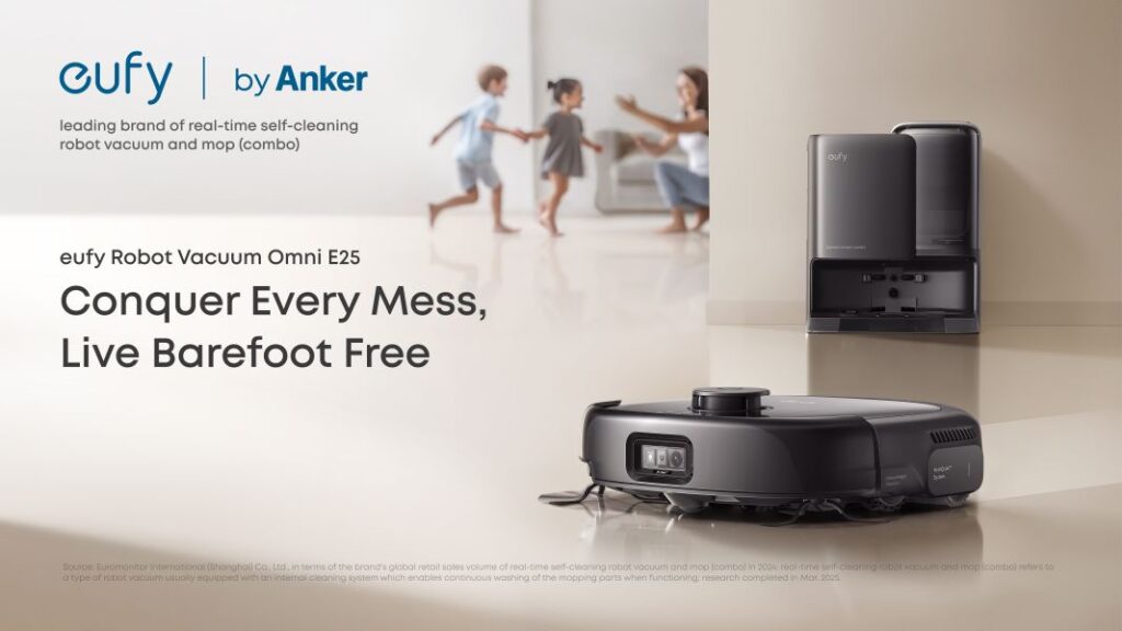 Anker Malaysia 推出 eufy Omni E25 扫地机器人与 soundcore Liberty 5 无线耳机 Anker Malaysia 推出 eufy Omni E25 扫地机器人与 soundcore Liberty 5 无线耳机