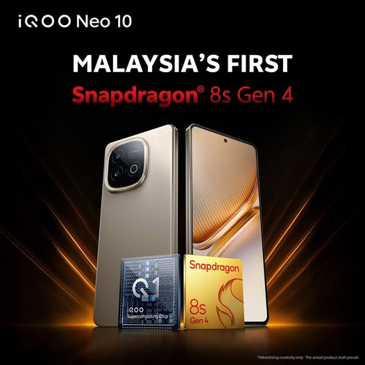 大马iQOO Neo 10将于6月5日发布