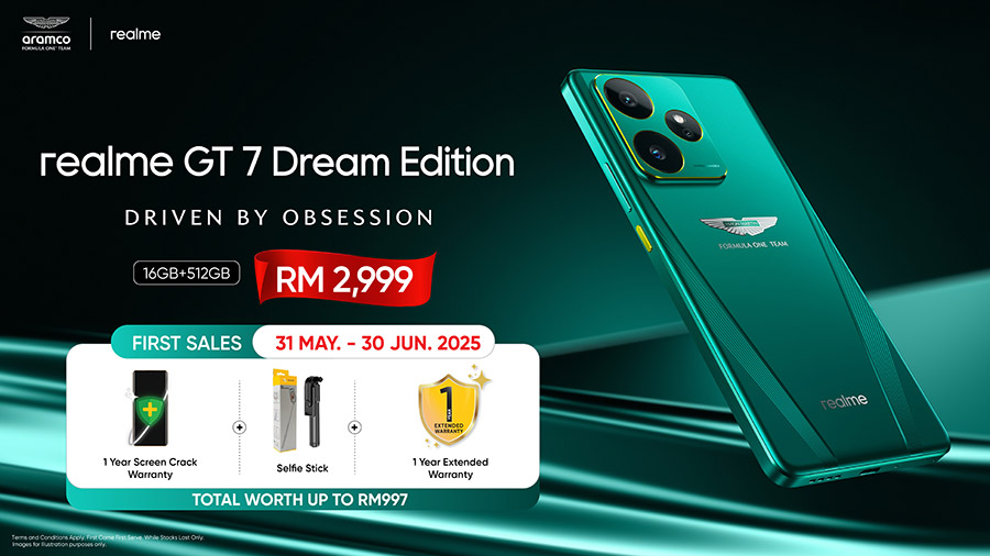 大马realme GT 7系列发布：售价RM1999起！ 15