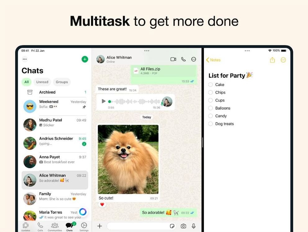 WhatsApp官方iPad App终于发布