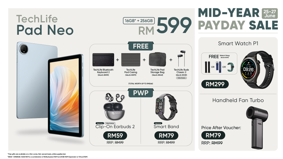 TechLife 推出全新 Smart Band，并同步开启 Payday 限时促销 1