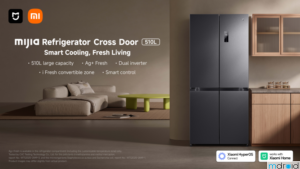 小米在马来西亚推出 Mijia Cross Door 510L 智能冰箱