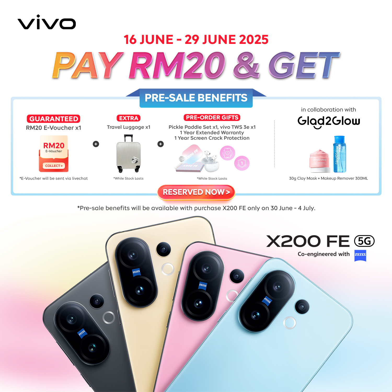 vivo X200 FE 正式开放预购，预购用户可享高达 RM1656 专属好礼 1