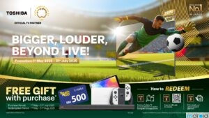 Toshiba TV 推出“Bigger, Louder, Beyond Live!”全国促销活动