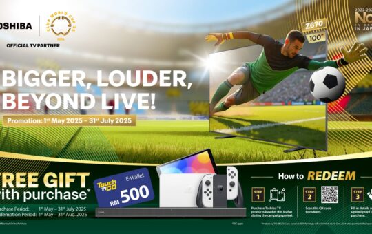 Toshiba TV 推出“Bigger, Louder, Beyond Live!”全国促销活动