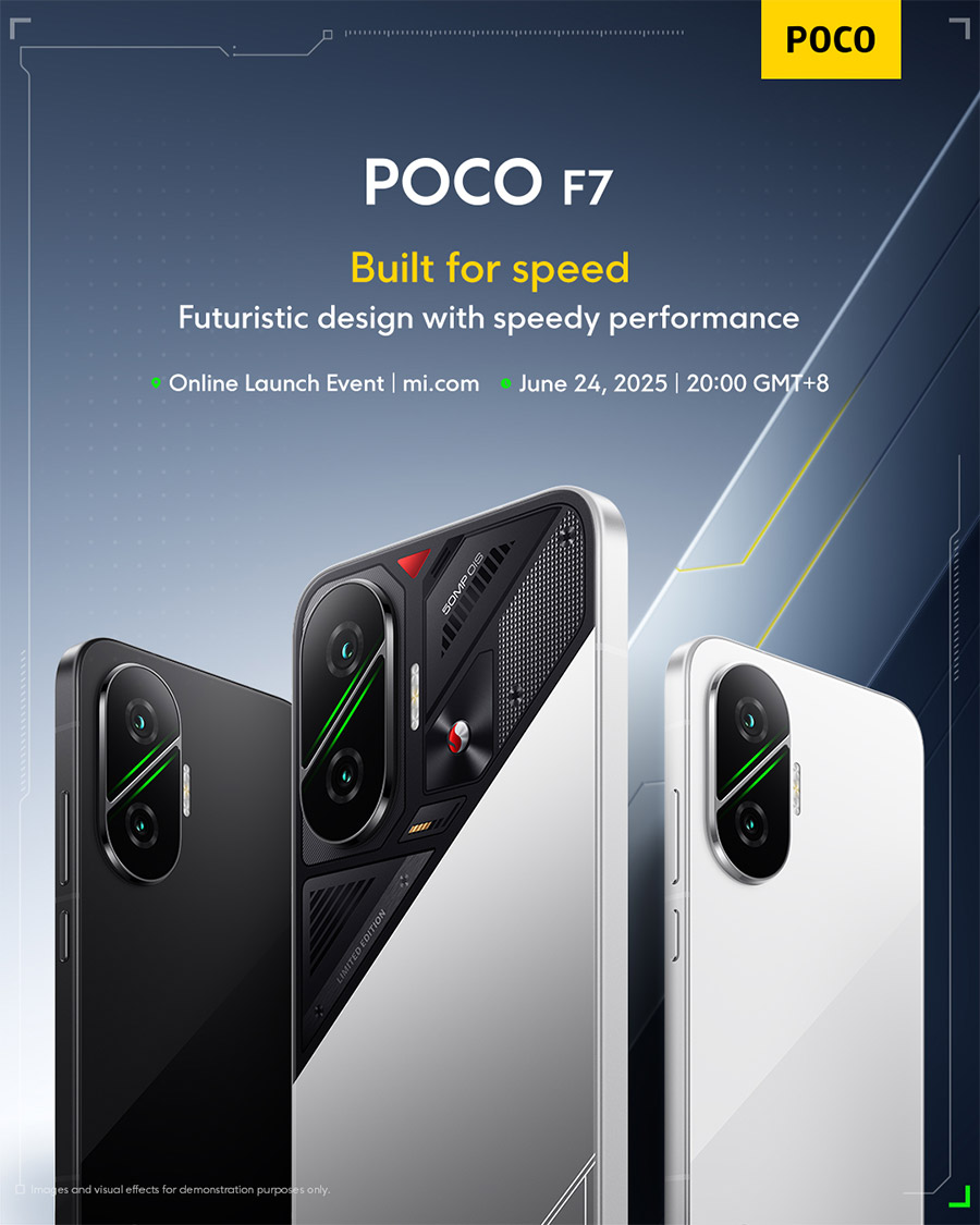 大马POCO F7将于6月24日发布! 大马POCO F7将于6月24日发布