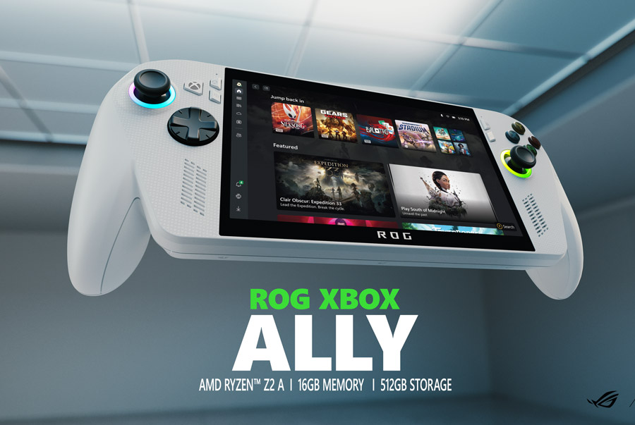 ROG Xbox Ally发布:Xbox首款游戏掌机! ROG Xbox Ally发布