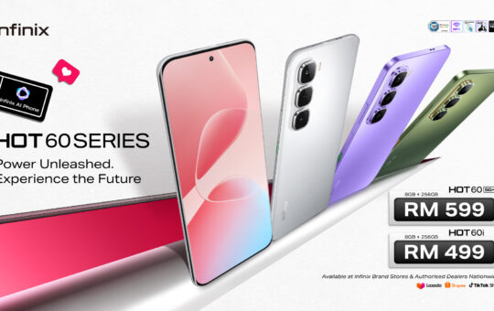 Infinix HOT 60 系列正式登陆马来西亚