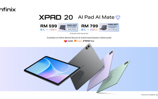 Infinix XPAD 20 在马来西亚上市 售价RM799起