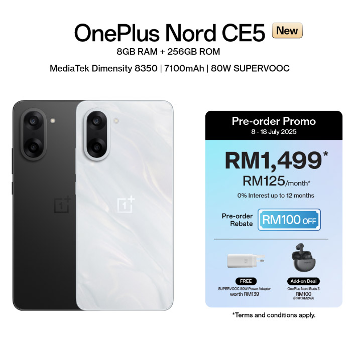 大马OnePlus Nord 5，Nord CE5发布：售价RM1499起！ 8