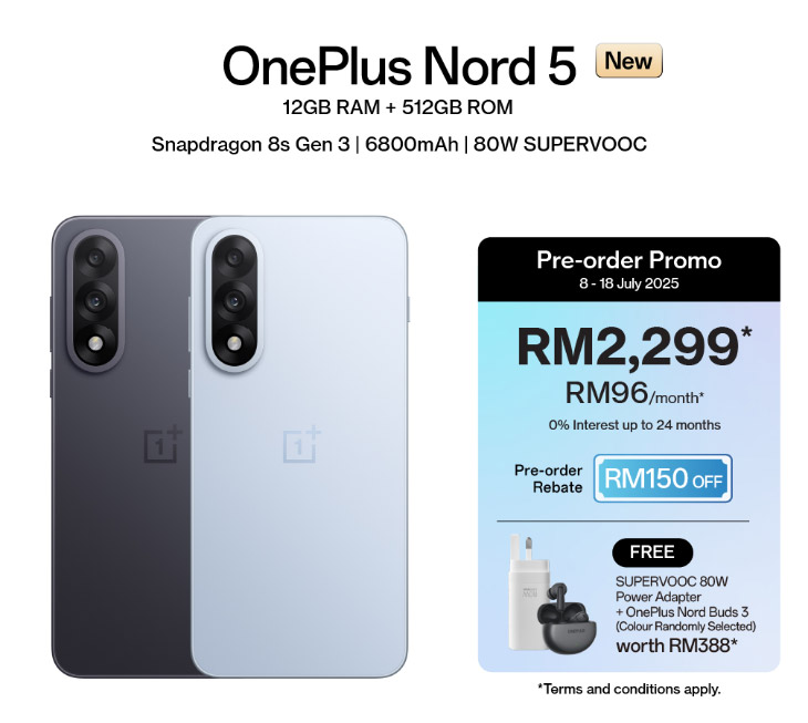 大马OnePlus Nord 5，Nord CE5发布：售价RM1499起！ 7