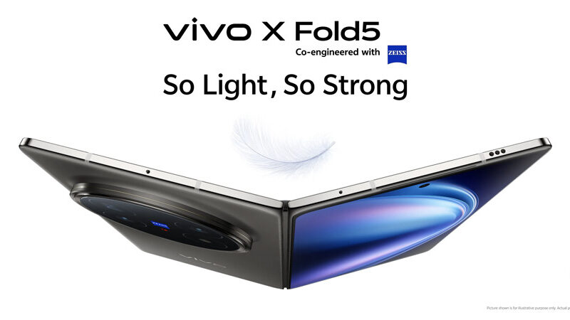 大马vivo X Fold5发布：售价RM6999！ 2