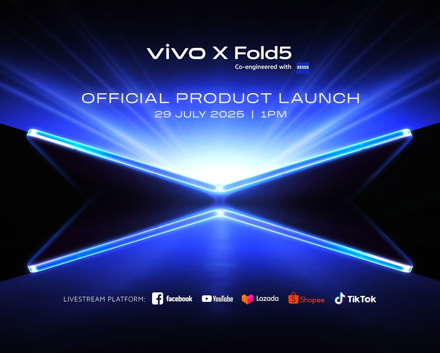 大马vivo X Fold5将于7月29日发布！ 1
