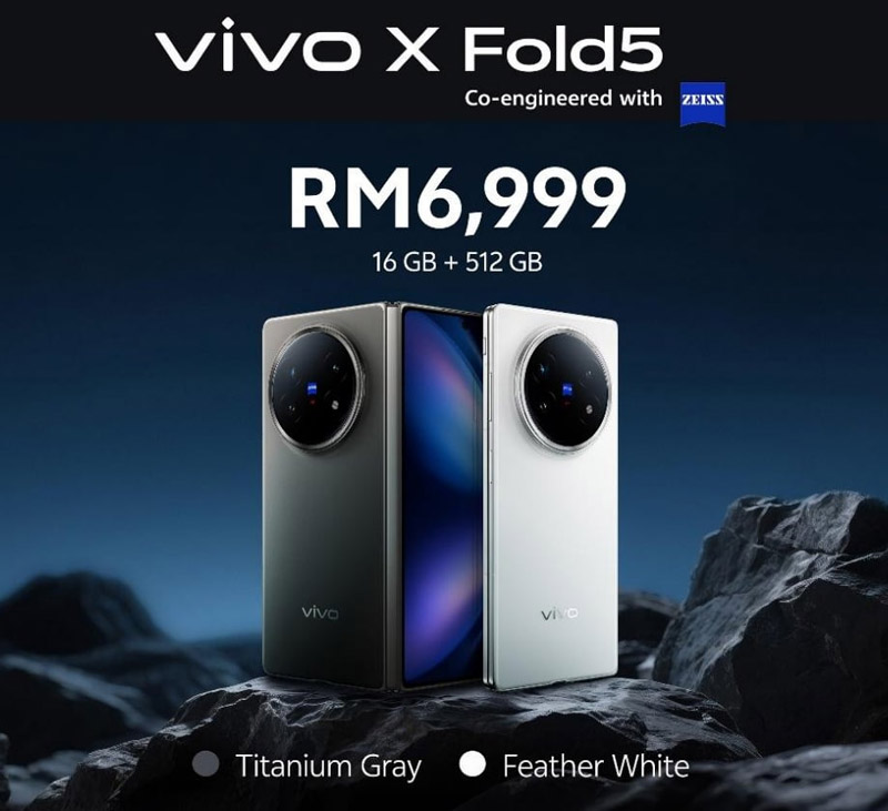 大马vivo X Fold5发布：售价RM6999！ 8