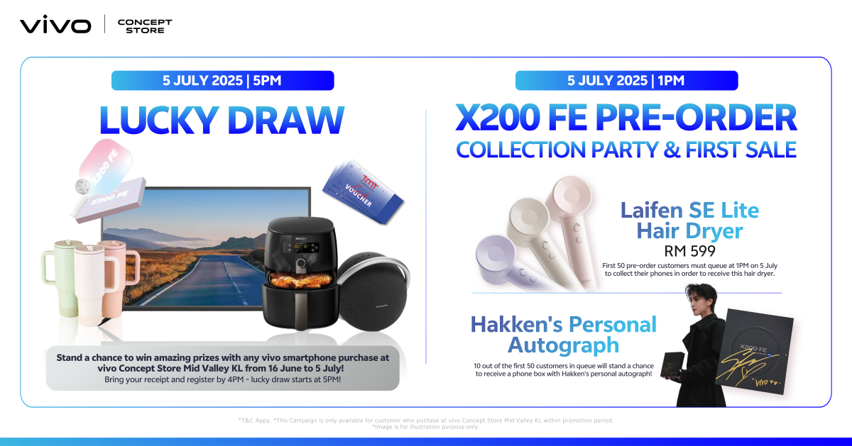 vivo Mid Valley KL 概念店7月5日盛大开业 2
