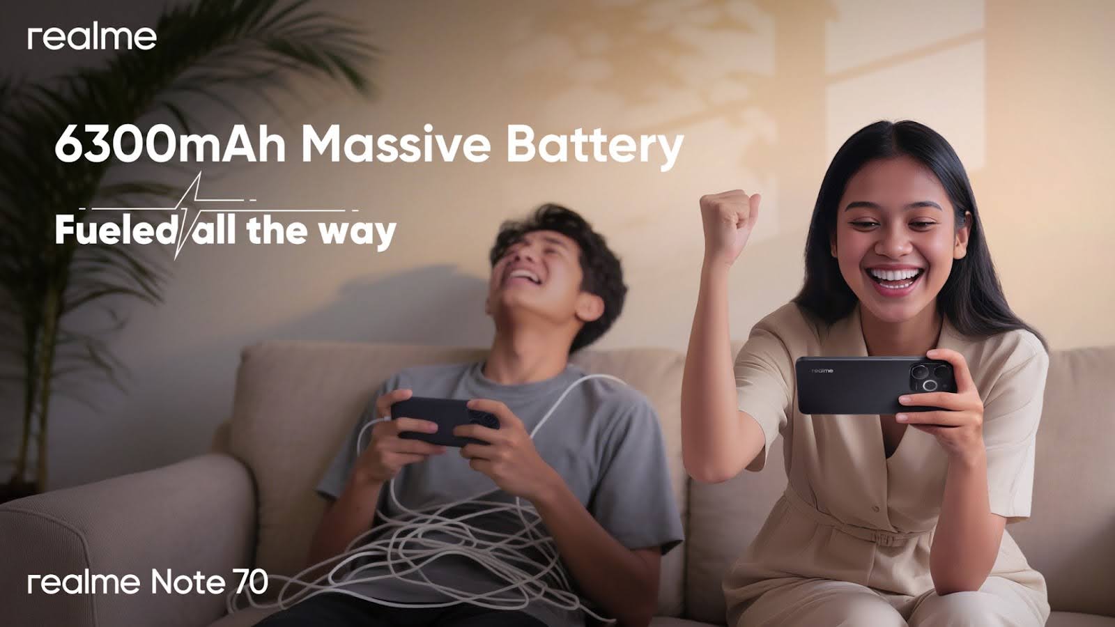 realme Note 70 在马来西亚发布：6300mAh 大电池 + 7.94mm 纤薄机身 1