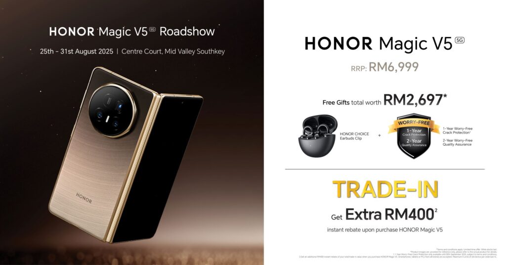 HONOR 举办新山路演 推出多款新品与优惠 HONOR 举办新山路演 推出多款新品与优惠