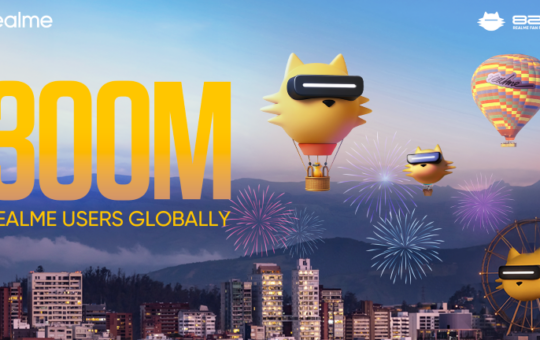 realme 宣布其全球用户数量已突破 3 亿大关