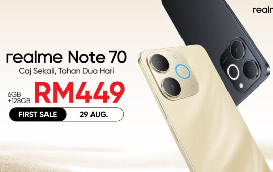 realme Note 70 在马来西亚发布：6300mAh 大电池 + 7.94mm 纤薄机身