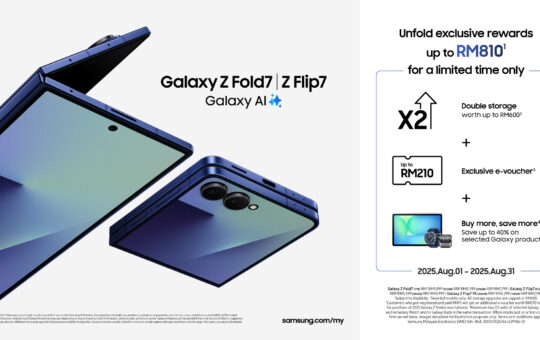 三星 Galaxy Z Fold7、Z Flip7 现已在马来西亚上市